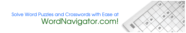 Solve Word Puzzles and Crosswords with Ease at WordNavigator.com!